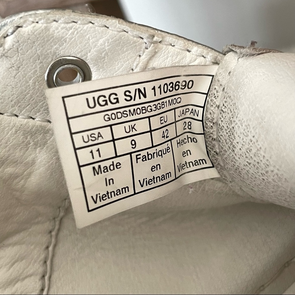 UGG ‘ Zilo’ Silver Metallic Sneakers - Picture 12 of 15